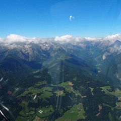 Flugwegposition um 09:35:04: Aufgenommen in der Nähe von Gemeinde Pfarrwerfen, Pfarrwerfen, Österreich in 2209 Meter